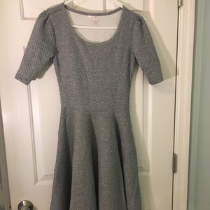 LuLaRoe Nicole xs grey dress